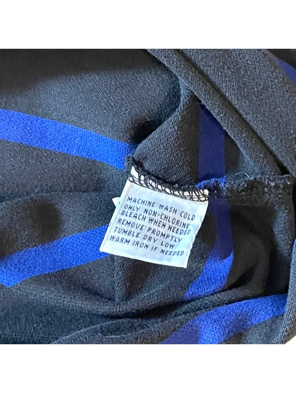 Polo Ralph Lauren Mens S/S Polo Shirt XL Blue Striped Cotton